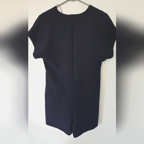 NWT Zara Navy Blue Shorts Romper - women’s size extra small - Picture 3 of 7